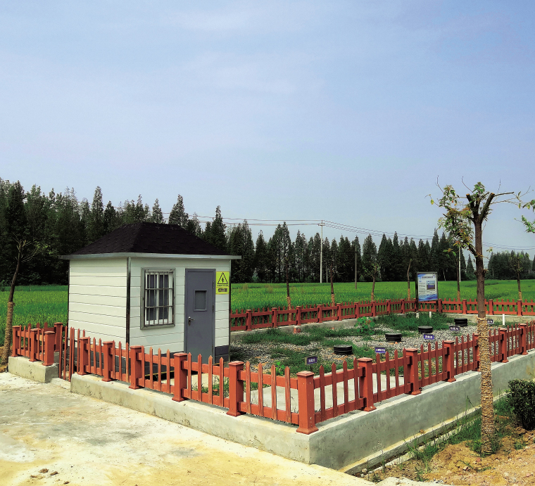 120噸鄉(xiāng)鎮(zhèn)生活污水處理現(xiàn)場(chǎng)