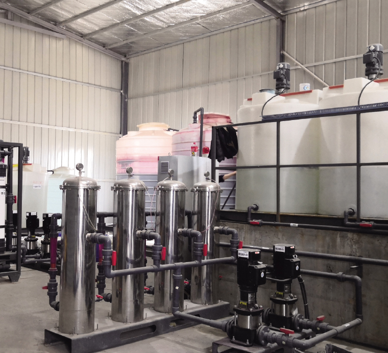 包裝印刷污水處理現(xiàn)場(chǎng)