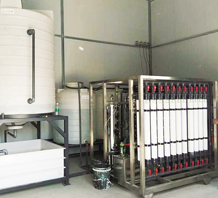 包裝印刷污水處理現(xiàn)場(chǎng)